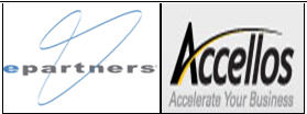 ePartners and Accellos logos